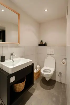 Ein Badezimmer in der Unterkunft TinyAlps