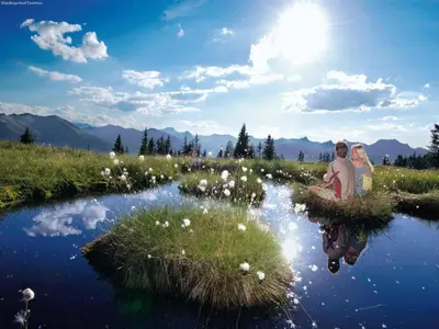 Naturlandschaft in der Nähe der Ferienwohnung