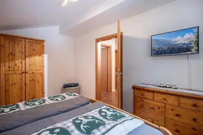 Ein Bett oder Betten in einem Zimmer der Unterkunft Apartment Auszeit bei Christl