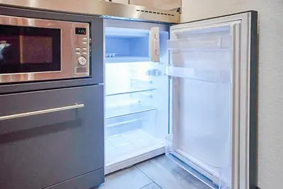 Küche/Küchenzeile in der Unterkunft Appartement Edelweiss Haus Bellevue Haus D