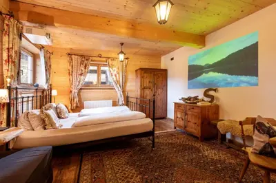 Ein Bett oder Betten in einem Zimmer der Unterkunft Kaiserhaus Holiday Apartments