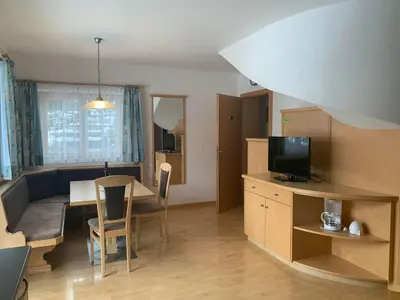 Küche/Küchenzeile in der Unterkunft Leo's Appartements