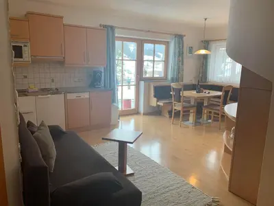 Küche/Küchenzeile in der Unterkunft Leo's Appartements