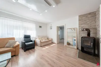 Ein Sitzbereich in der Unterkunft Ferienwohnung Los Amigos