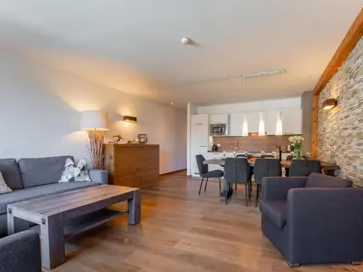 Ein Sitzbereich in der Unterkunft Residenz Wildkogelbahn Top 4
