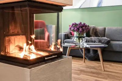 Ein Sitzbereich in der Unterkunft Kitzbühel Residences