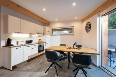 Küche/Küchenzeile in der Unterkunft Apartment Mayr
