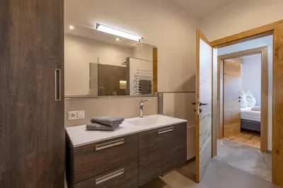 Ein Badezimmer in der Unterkunft Apartment Mayr