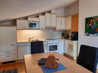 Küche/Küchenzeile in der Unterkunft Ferienwohnung Neurauter
