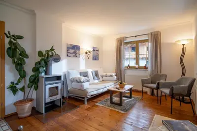 Ein Sitzbereich in der Unterkunft App. Horngacher