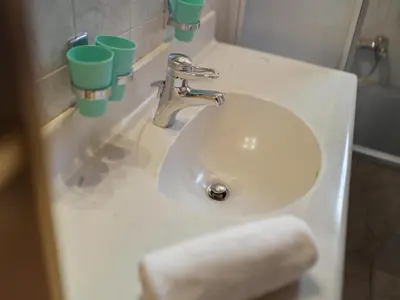 Ein Badezimmer in der Unterkunft Apartment in a quiet location in Mittersill