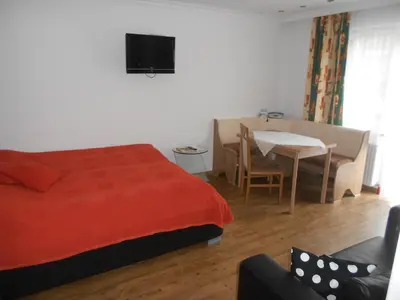 Ein Bett oder Betten in einem Zimmer der Unterkunft Ferienwohnung Fred