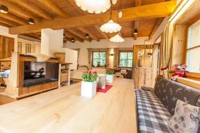 TV/Unterhaltungsangebot in der Unterkunft Chalet Haberlhütte