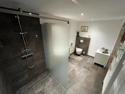 Ein Badezimmer in der Unterkunft Holiday apartment with 1 bedroom