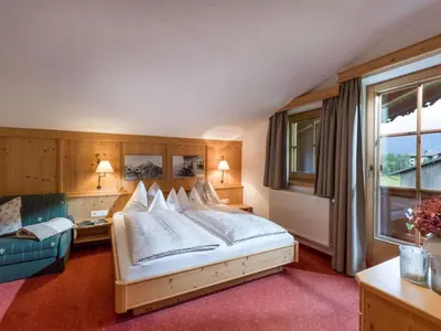 Ein Bett oder Betten in einem Zimmer der Unterkunft Sonnblick in Huaterhof