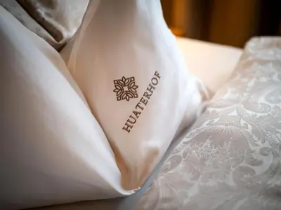 Ein Bett oder Betten in einem Zimmer der Unterkunft Sonnblick in Huaterhof