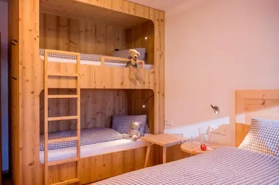 Ein Bett oder Betten in einem Zimmer der Unterkunft Drittlhof