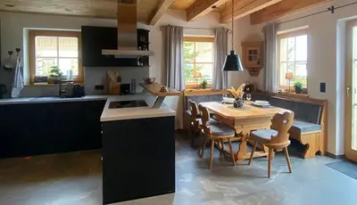 Küche/Küchenzeile in der Unterkunft Chalet 121