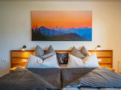 Ein Bett oder Betten in einem Zimmer der Unterkunft Apartment Vorderebenthann