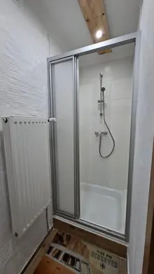 Ein Badezimmer in der Unterkunft Haus Exenbach