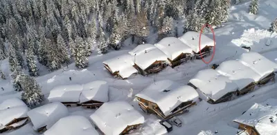 Haus Alpenruhe im Winter