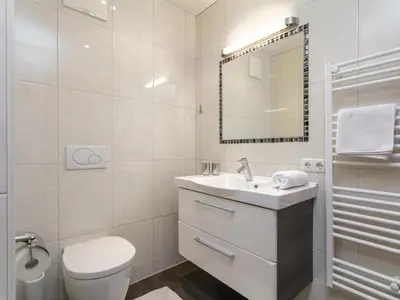 Ein Badezimmer in der Unterkunft Schiestl