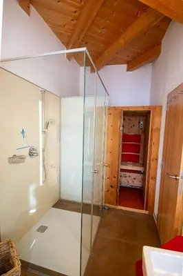 Ein Bett oder Betten in einem Zimmer der Unterkunft Apartments am Bärenkopf