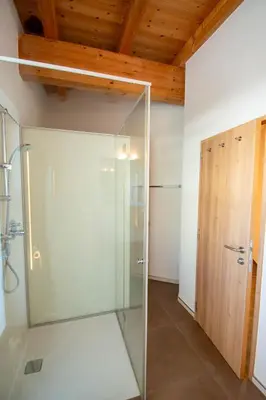 Ein Badezimmer in der Unterkunft Apartments am Bärenkopf
