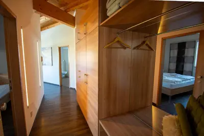 Ein Bett oder Betten in einem Zimmer der Unterkunft Apartments am Bärenkopf