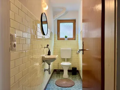 Ein Badezimmer in der Unterkunft Gästehaus Maria