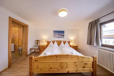 Ein Bett oder Betten in einem Zimmer der Unterkunft Oma FRIEDA