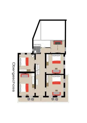 Grundriss der Unterkunft Premium Chalet Zirbe