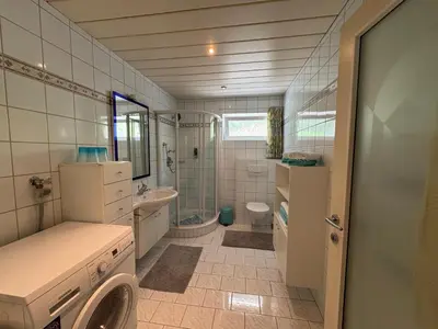 Ein Badezimmer in der Unterkunft Ferienwohnungen Margret