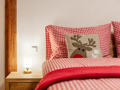 Ein Bett oder Betten in einem Zimmer der Unterkunft Tennerhof Apartments Top 1 2 3