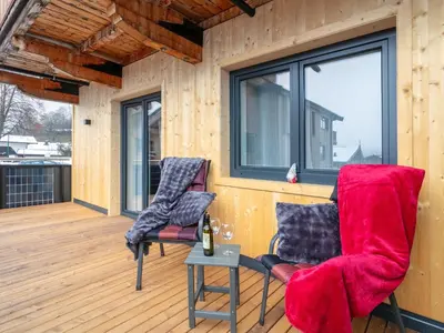Ein Balkon oder eine Terrasse in der Unterkunft Tennerhof Apartments Top 1 und Top 2