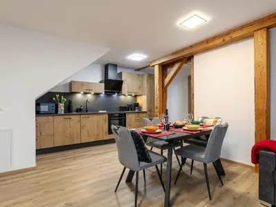 Küche/Küchenzeile in der Unterkunft Tennerhof Apartments Top 3