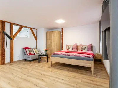 Ein Bett oder Betten in einem Zimmer der Unterkunft Tennerhof Apartments Top 1