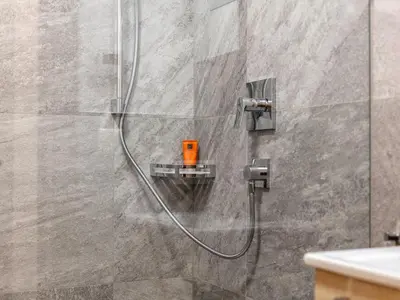 Ein Badezimmer in der Unterkunft Tennerhof Apartments Top 1
