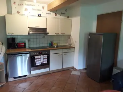 Küche/Küchenzeile in der Unterkunft Haus Sonnenschein