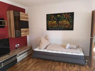 Ein Bett oder Betten in einem Zimmer der Unterkunft Apart Tischler