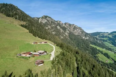 Naturlandschaft in der Nähe des Ferienhauses