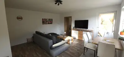 TV/Unterhaltungsangebot in der Unterkunft Ferienwohnung zum Guffertblick