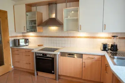 Küche/Küchenzeile in der Unterkunft Sunside Stay