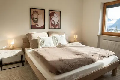 Ein Bett oder Betten in einem Zimmer der Unterkunft Sunside Stay