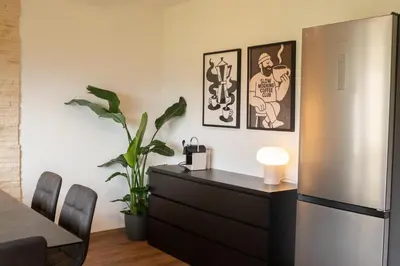 Küche/Küchenzeile in der Unterkunft Sunside Stay