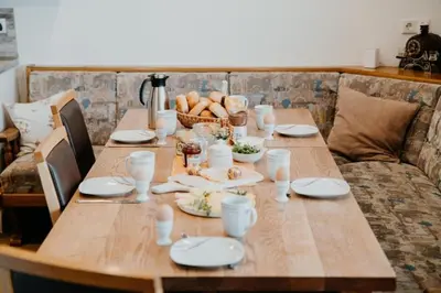 Essen im Ferienhaus oder in der Nähe