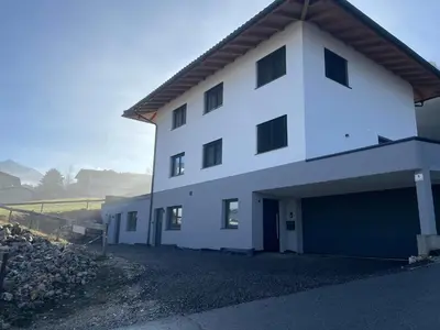 Das Gebäude in dem sich die Ferienwohnung befindet