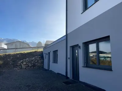 Ein allgemeiner Bergblick oder ein Berglick von der Ferienwohnung aus