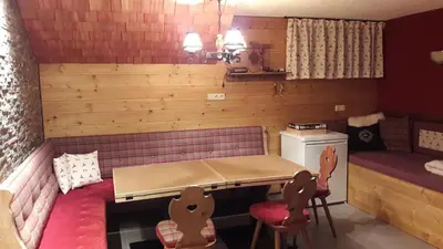 Küche/Küchenzeile in der Unterkunft Waldhof