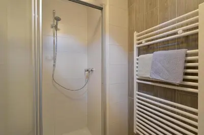 Ein Badezimmer in der Unterkunft Waldhof